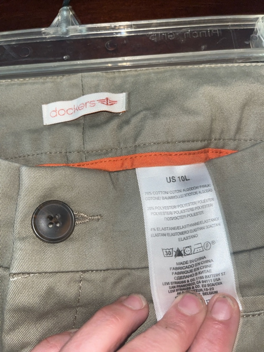 Dockers Women's Flare Jeans in Khaki - Picture 2 of 9